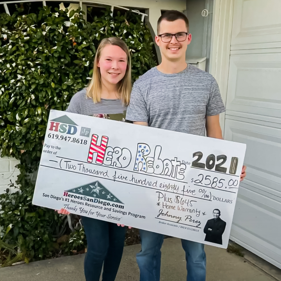 Young Military Family that Purchased Their First Home