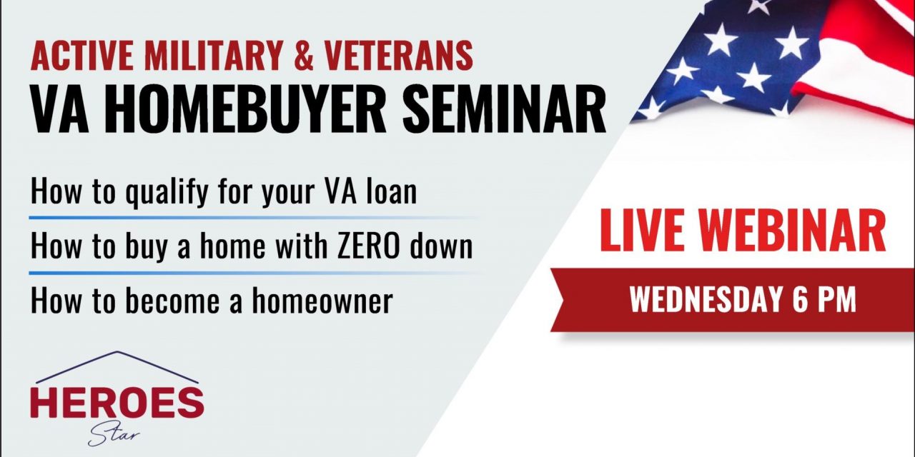 Virginia Active Military & Veterans VA Homebuyer Webinar